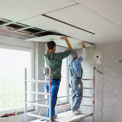 Dobra cena Dekoracyjna płyta gipsowo-kartonowa 12 mm, płyta gipsowa 4x8 do wewnętrznej ścianki działowej w Internecie