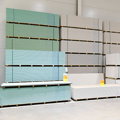 Dobra cena Wodoodporna płyta gipsowo-kartonowa o grubości 12,5 mm, płyta gipsowo-kartonowa odporna na wilgoć do sufitu w Internecie