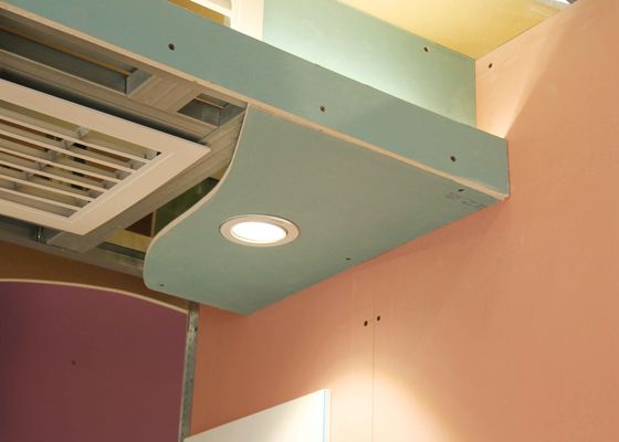 Dobra cena Łatwa instalacja Płyty gipsowe 4x8ft 12mm do przegrody budynków komercyjnych i izolacji akustycznej w Internecie