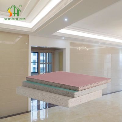 Izolacja akustyczna Płyty gipsowe Sufit 1220X2440Mm Wnętrze Niepalna płytka gipsowa odporna na ogień