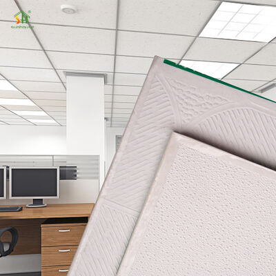 Dobra cena Nowoczesny 8,5 mm PVC Panel podłogowy 595X595Mm PVC gipsowa płyty gipsowa do dekoracji wnętrz Dekoracja sufitu w Internecie